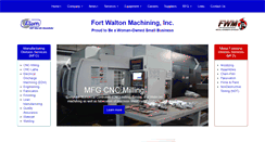 Desktop Screenshot of fwmachining.com